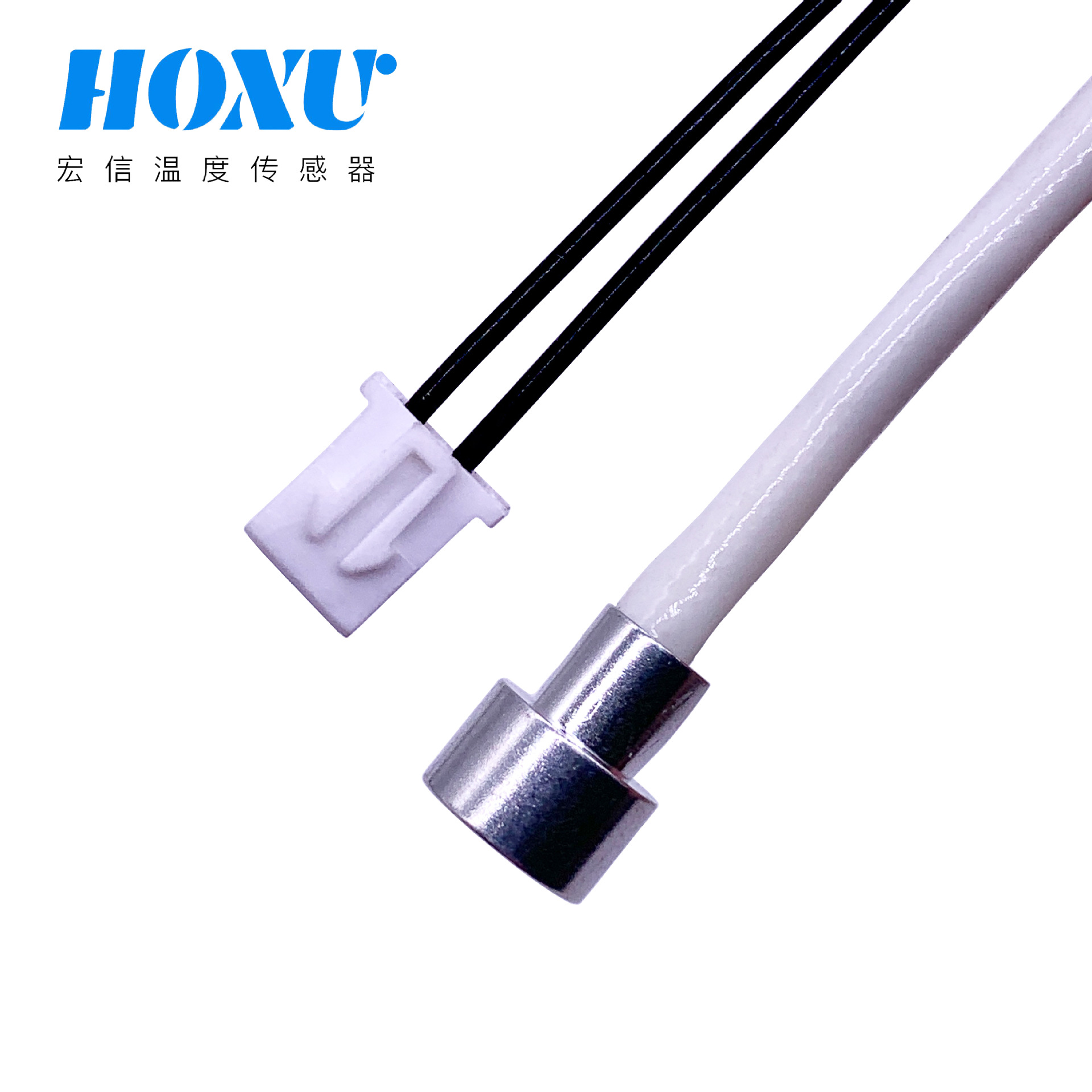 厂家直销NTC温度传感器空气炸锅温度探头高端铝壳探头100k3950
