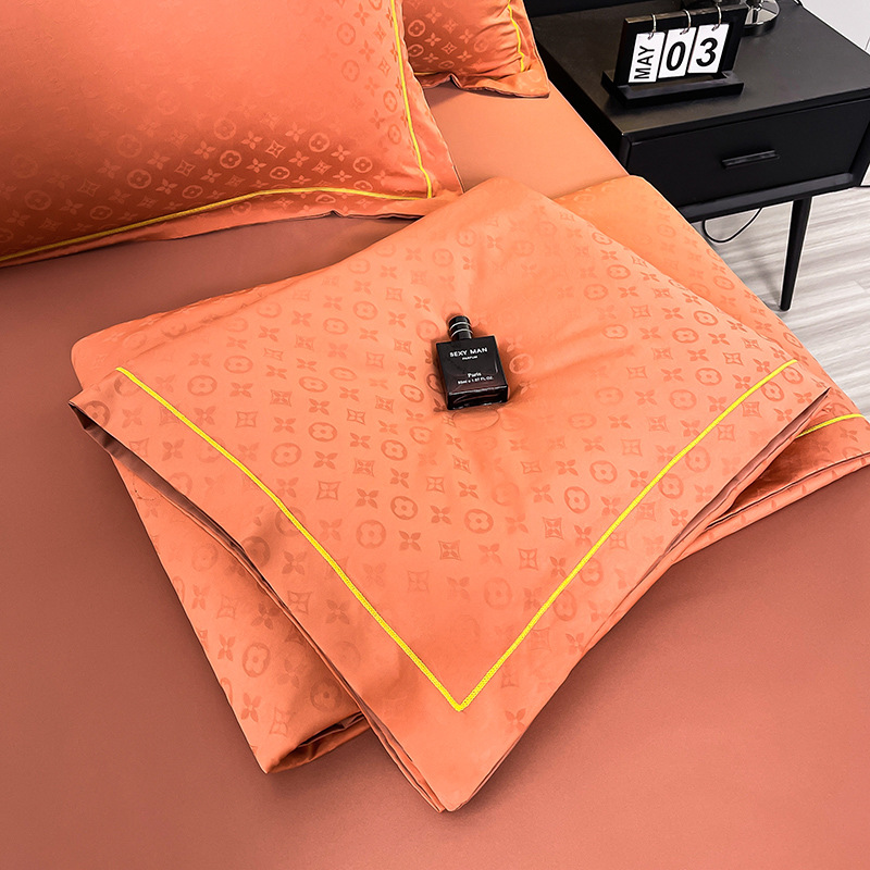 아이비-오렌지-씻은 텐셀