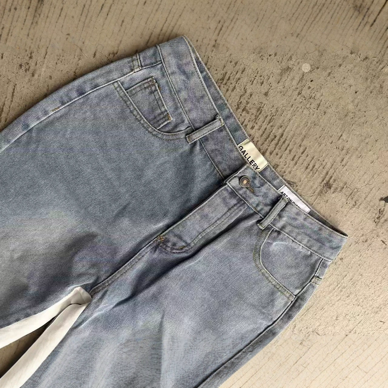 Denim flared trousers, jeans, new collection
