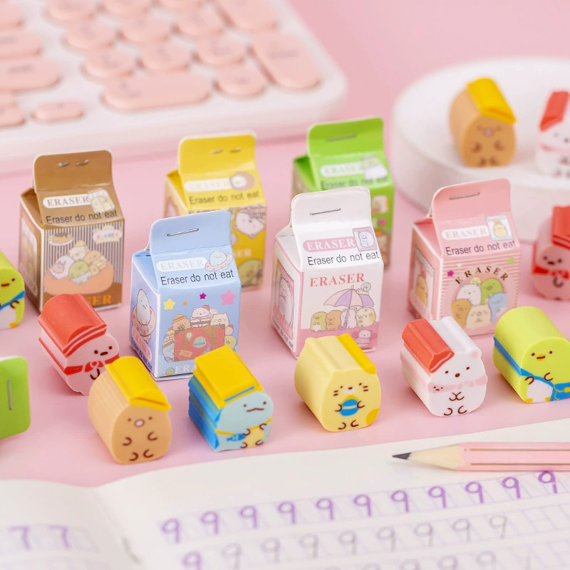 Симпатичная групповая слепая коробка ластик школьные принадлежности для детей Резиновая студентка подарок детский сад день рождения подарок