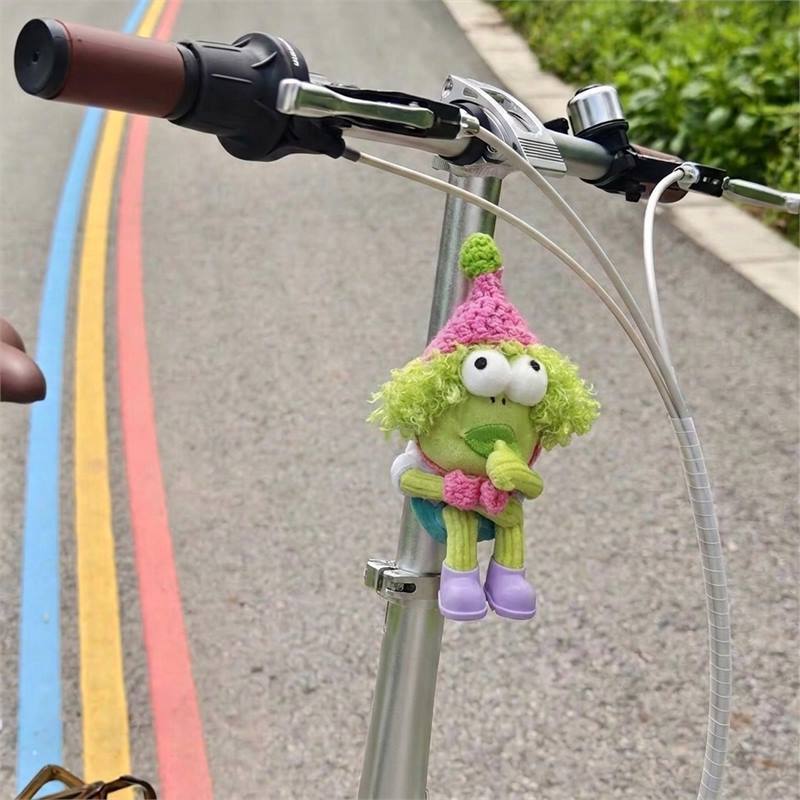 Children's bicycle figurines, mountain bike frame decorations, cute cartoon scooter and electric bike accessories Children's bicycle figurines, mountain bike frame decorations, cute cartoon scooter and electric bike accessories