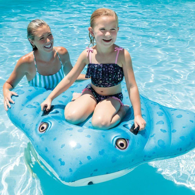 Детские надувные игрушки из ПВХ, надувные поплавки для воды, детские надувные игрушки в виде рыбы-раса, надувные уличные игрушки