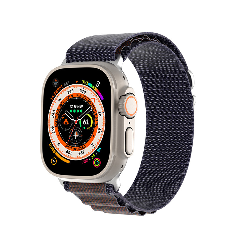 Adecuado para applewatchultra correa de bucle alpino de doble capa tejida correa de reloj deportivo al aire libre al por mayor image 11