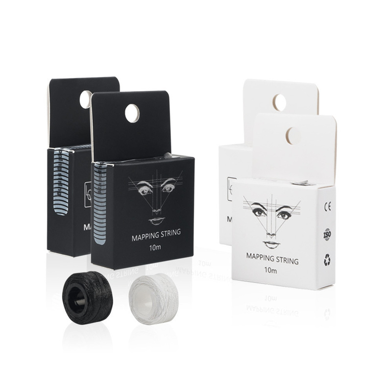 Microblading Ink Cartridge with Ink, Eyebrow Line Ruler, Positioning Line Box, Pull Line for Microblading, Specialized for Precise Positioning