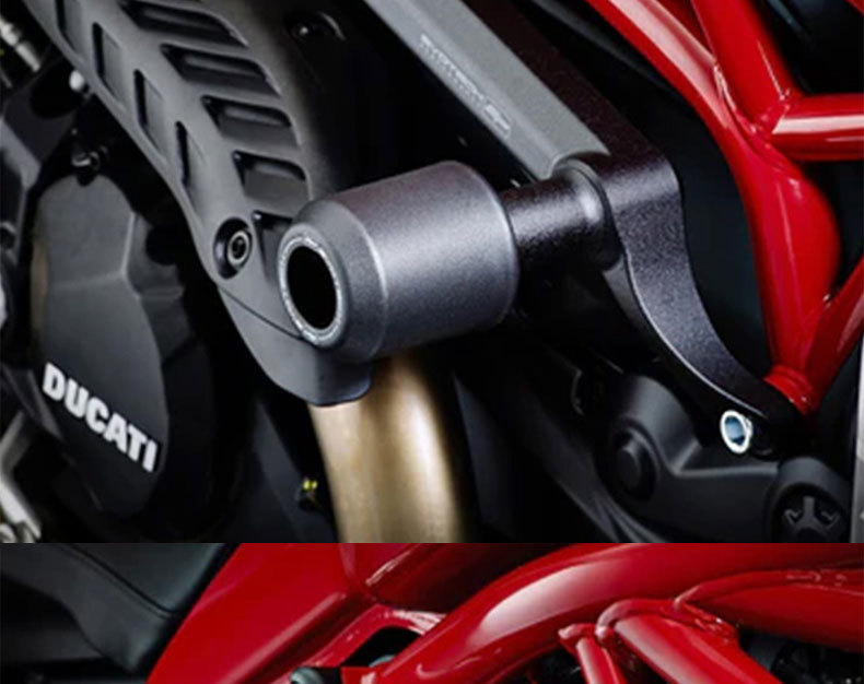 Suitable for Ducati Monster 821/1200 13-20 Motorcycle Modified Body Bumper Anti-Fall Ball Glue