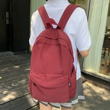 休闲轻便大容量双肩包男女通用2025新款简约通勤旅行背包韩版书包