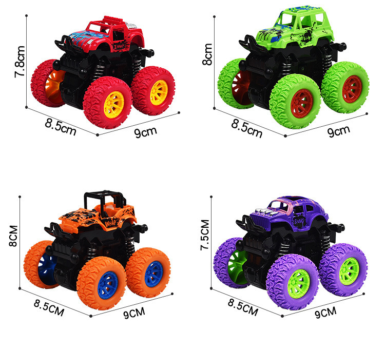 Un vehículo todoterreno de plástico 4WD al azar