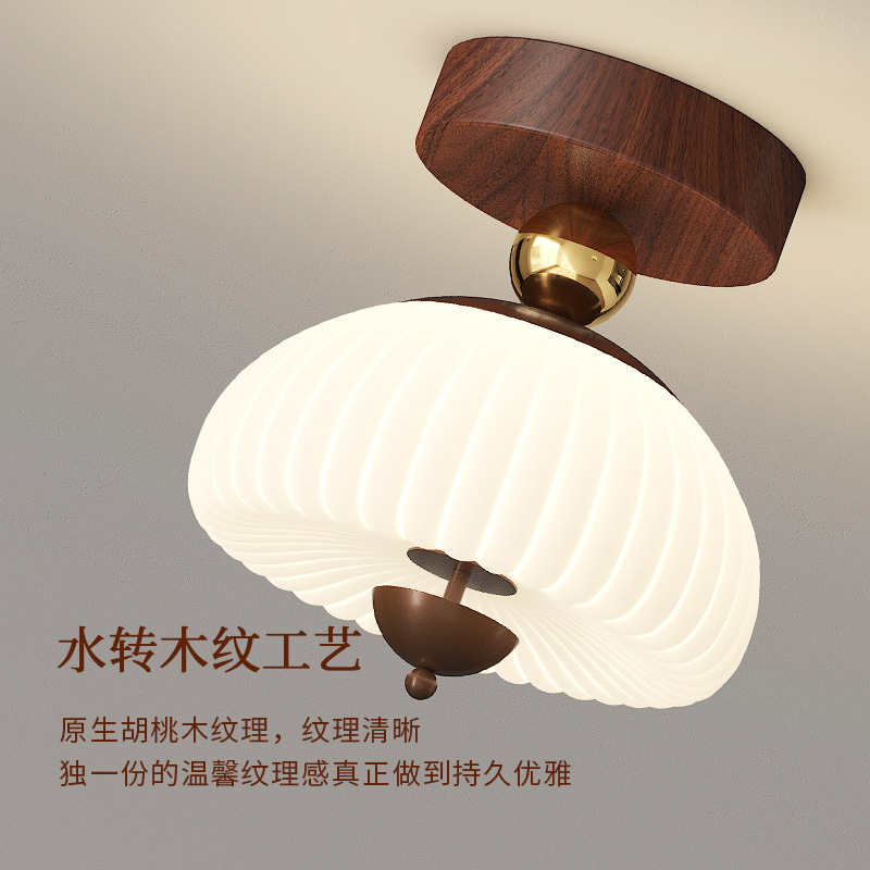 Luces de pasillo, luces de techo de vidrio de estilo antiguo, pasillos, pasillos, pasillos, pasillos, luces de dormitorio, candelabros, luces decorativas de estilo crema francés