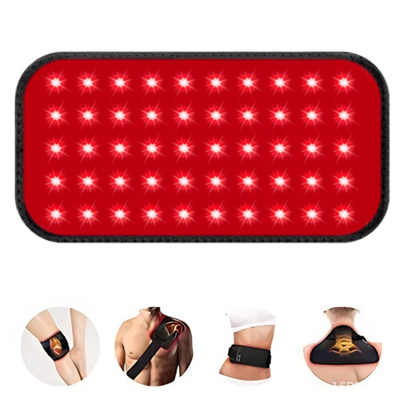 Amazon красный свет физиотерапевтический коврик 660850nm LED красный свет пояс инфракрасный свет пояс для светотерапии теплый дворец горячий компресс