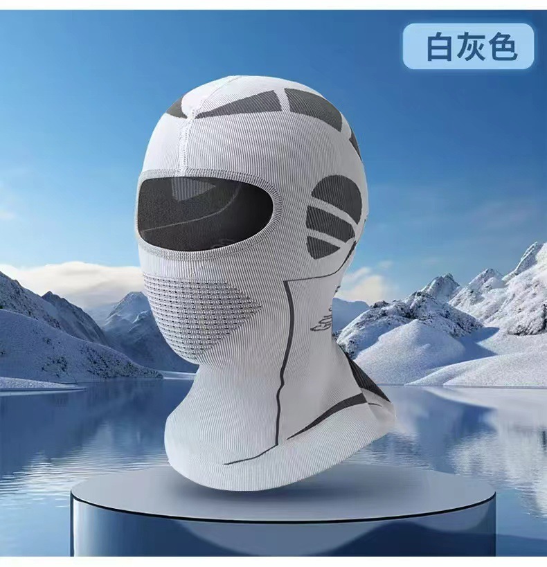 흰색 회색 후드