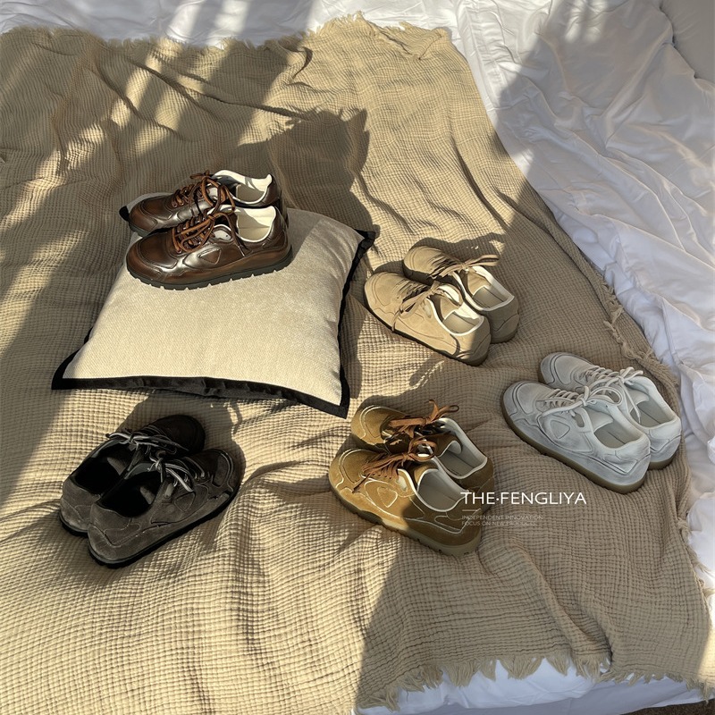 Retro vintage autumn sneakers