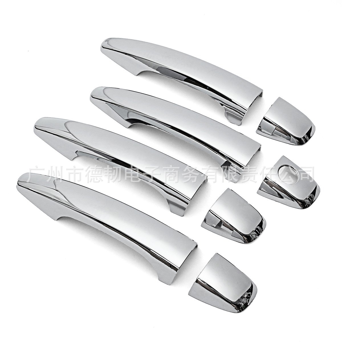 Suitable for 09-17 Toyota Avensis T270 Chrome Handle Sticker Door Handle Protective Cover Decoration