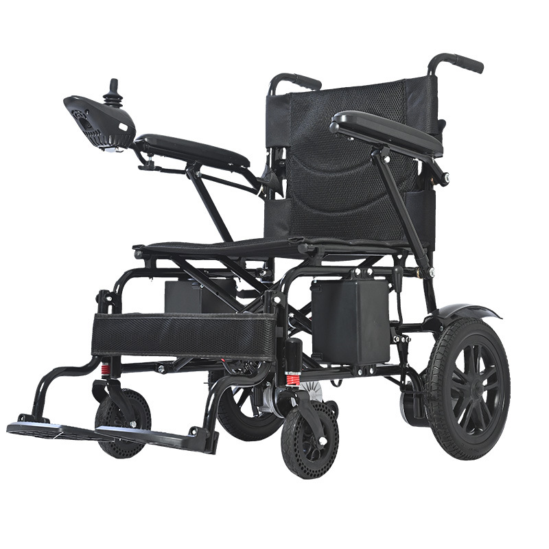 老人残疾电动车电动代步买菜车出行全自动可折叠遥控四轮车