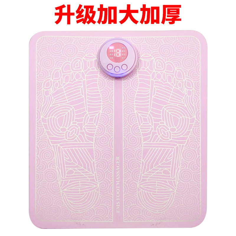 Masajeador de pies EMS con impulsos, almohadilla de fisioterapia, recargable USB