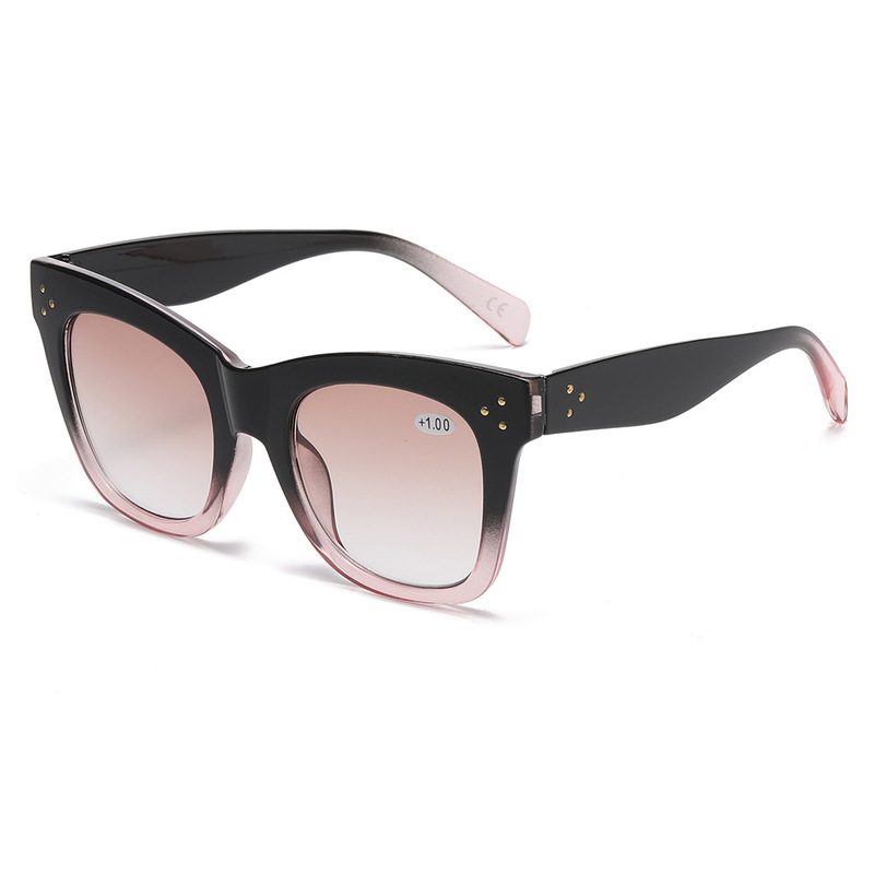 新しいクロスボーダーヨーロッパとアメリカのファッション太陽老眼高精細老眼鏡プログレッシブライス女性読書メガネ工場卸売|undefined