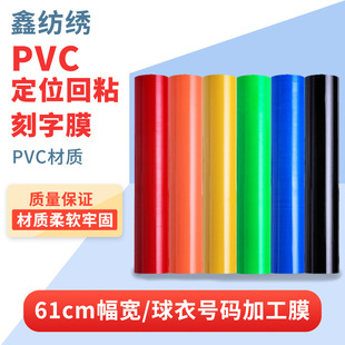 Xin textile embroidery PU lettering film vinyl HTV thermal transfer film Hot stamping LOGO thermal transfer material cross-border supply