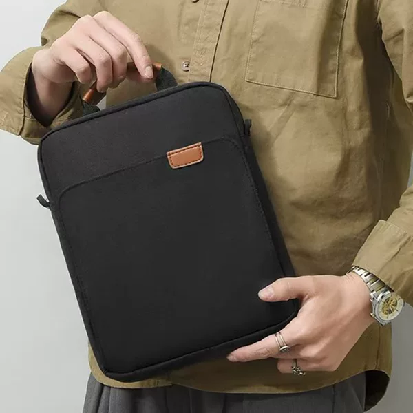Cross-Border Minimalist iPad Storage Bag, Tablet Computer Bag, Laptop Shoulder Bag, Crossbody Book Bag, Portable