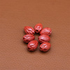 Accessory handmade, beads, cinnabar