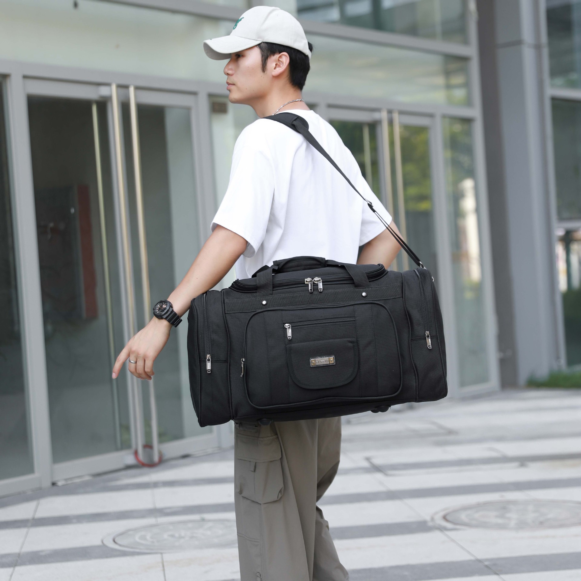 Neit zesummeklappbart Gepäck fir Geschäftsreesen op kuerz Distanzen fir Männer, liicht a multifunktionellt Gepäck mat grousser Kapazitéit_voghion.com