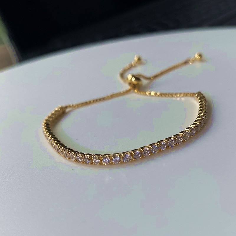 Gold Tennis Bracelet