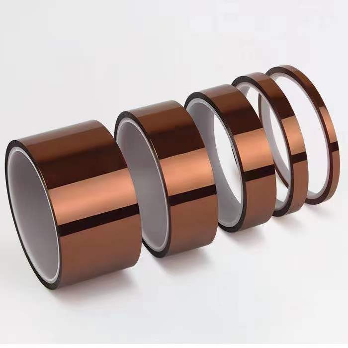 pi茶色金手指高温电池胶带高粘单面聚酰亚胺薄膜阻燃绝缘高粘度