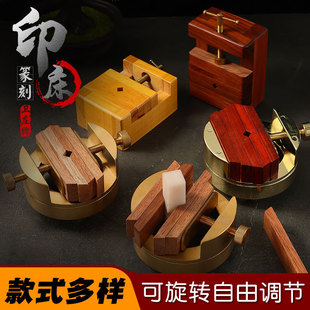 Factory wholesale copper printing bed seal cutting 360 degrees rotating single head double head integrated separation copper printing bed beginner wood printing bed