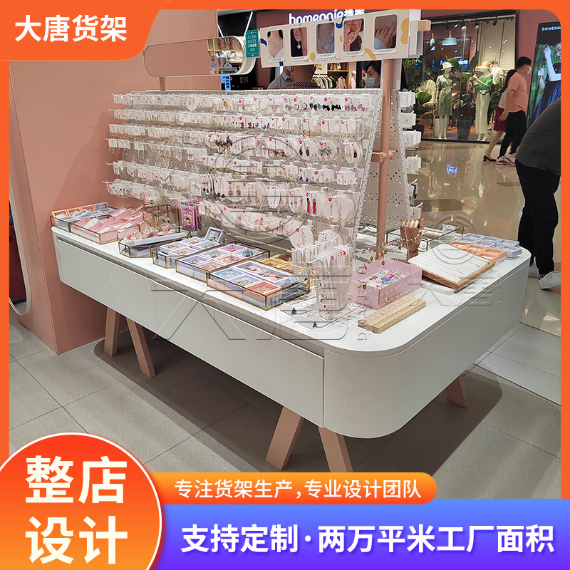 精品饰品展示台架定制首饰品店双面中岛柜优品陈列柜展厅货柜定做 机械及行业设备厂家批发实拍图