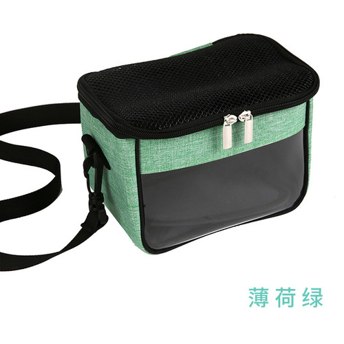 Amazon cross-border small pet outing bag portable windproof shoulder bag crossbody pet bag hamster cage