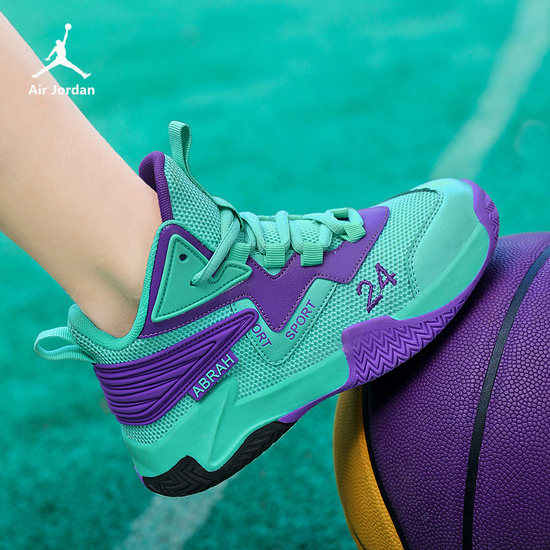 Jordan Boys' Running Shoes, Kidsren's Basketball Shoes, Summer Mesh Breathable Boys' Sports Shoes, Youth and Older Kidsren's Shoes