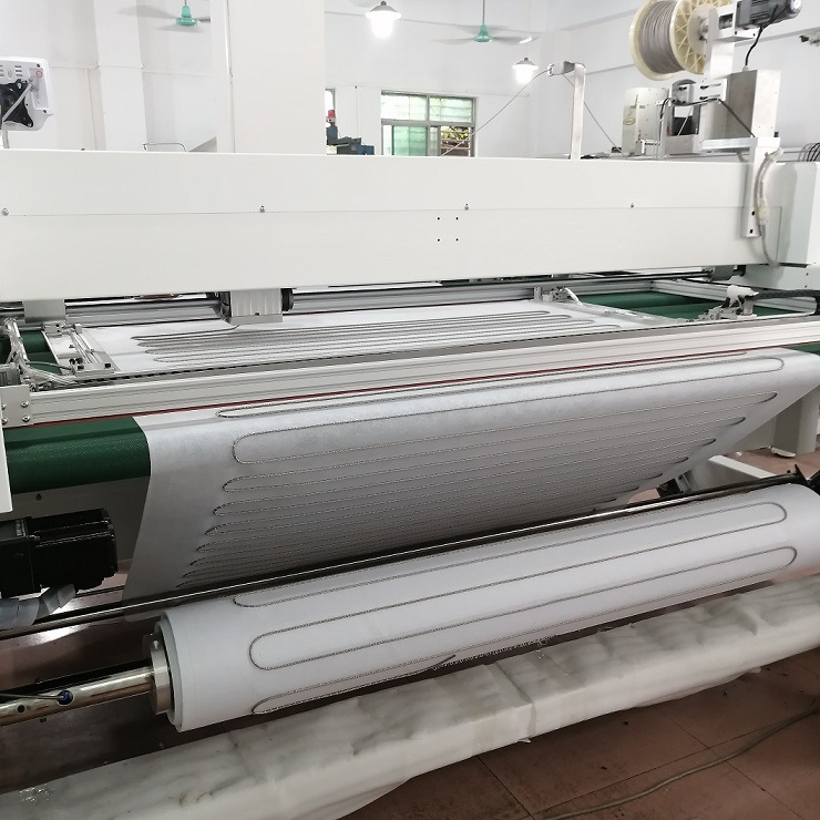 Máquina de patrón tipo pórtico de bobinado automático de alambre de calentamiento de manta eléctrica de caballo en línea de herringbone de Dongfeng