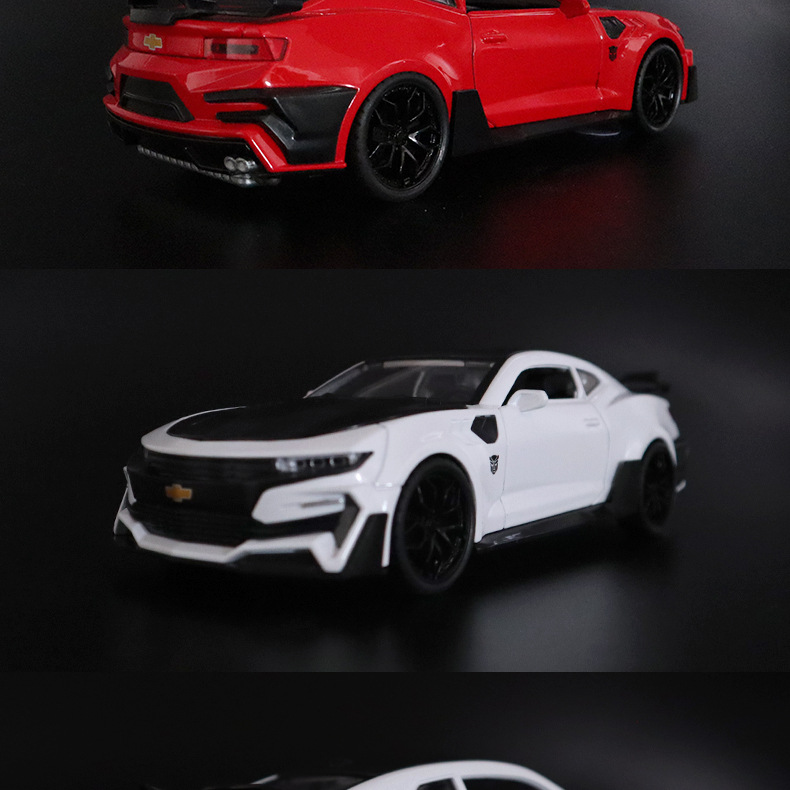 展示架恒腾大黄蜂跑车合金车模1：24科迈罗儿童仿真汽车模型玩具详情图11