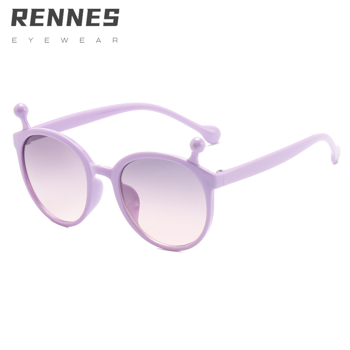 2022 nuevo marco redondo gafas de sol retro moda Caracol gafas de sol de los niños moda personalizada gafas de sol 61044