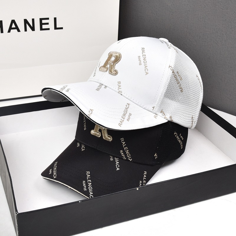 Gorra de béisbol rígida de verano para mujer, nueva protección solar y parasol, versión coreana, informal, de moda, transpirable, de malla de pato_voghion.com