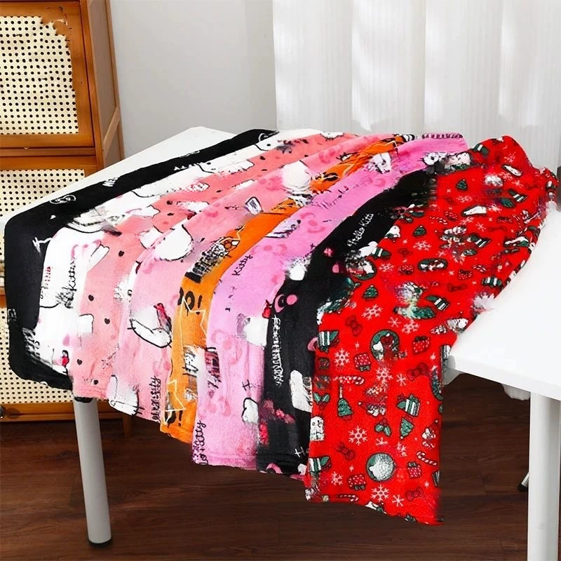 Внешняя торговля мультфильм KTcat фланелевые ночные брюки толстые дамы осень-зима новые толстые бархатные теплые повседневные домашние брюки