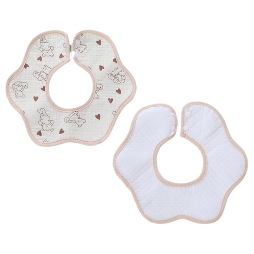 Baby soft cotton gauze bib waterproof bib baby anti-vomiting pad towel newborn boy and girl saliva towel