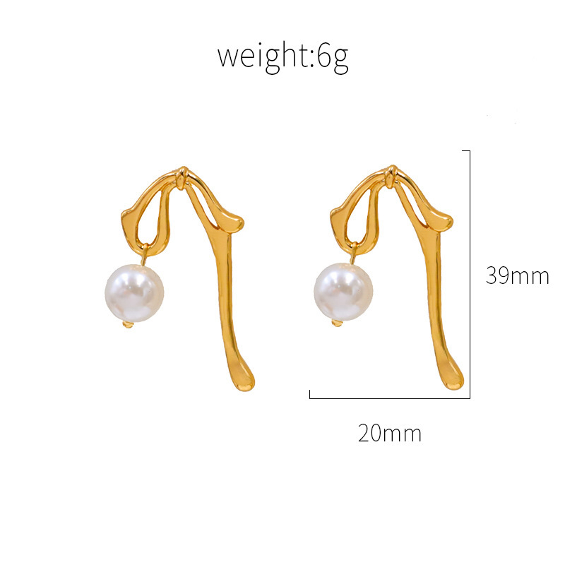 Geometric design creative earrings