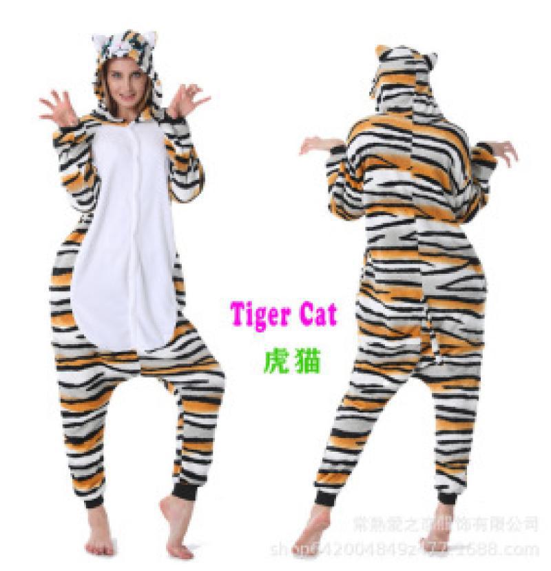 Pijamas transfronterizos al por mayor de fábrica Labubu pijamas femeninos de una sola pieza de dibujos animados pijamas de animales de franela Capibala