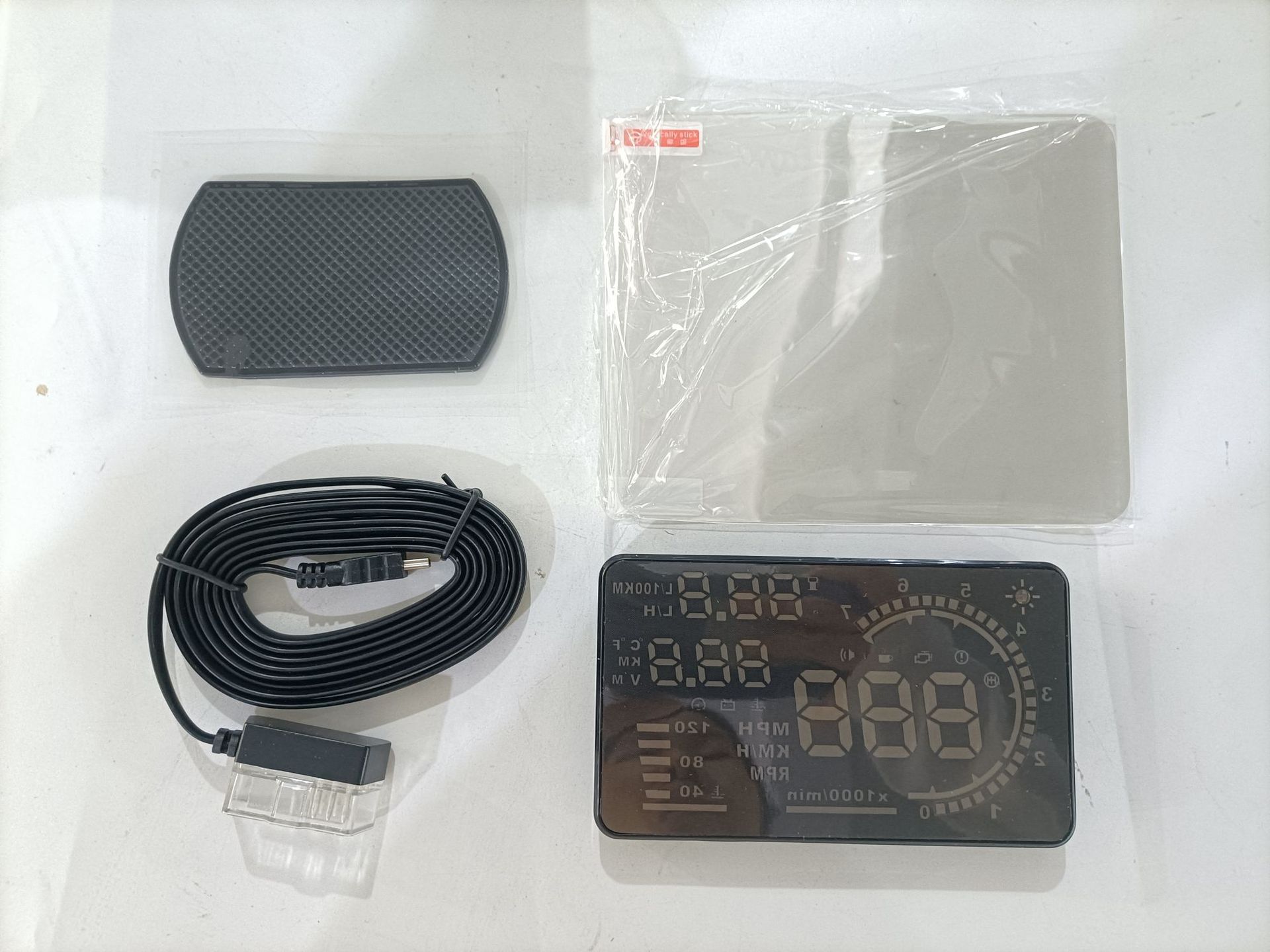 Hud Head-Up Display Obd Universal High-Definition Car Speed Projector Portable Car Display Screen A8