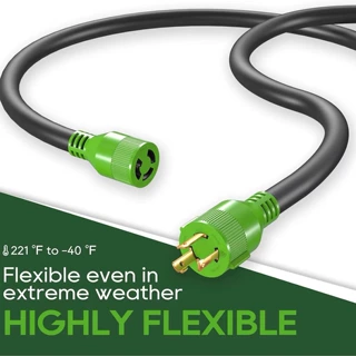 [源头工厂】NEMA L5-30P/L5-30R 125V 10 规格 SJTW 电源线