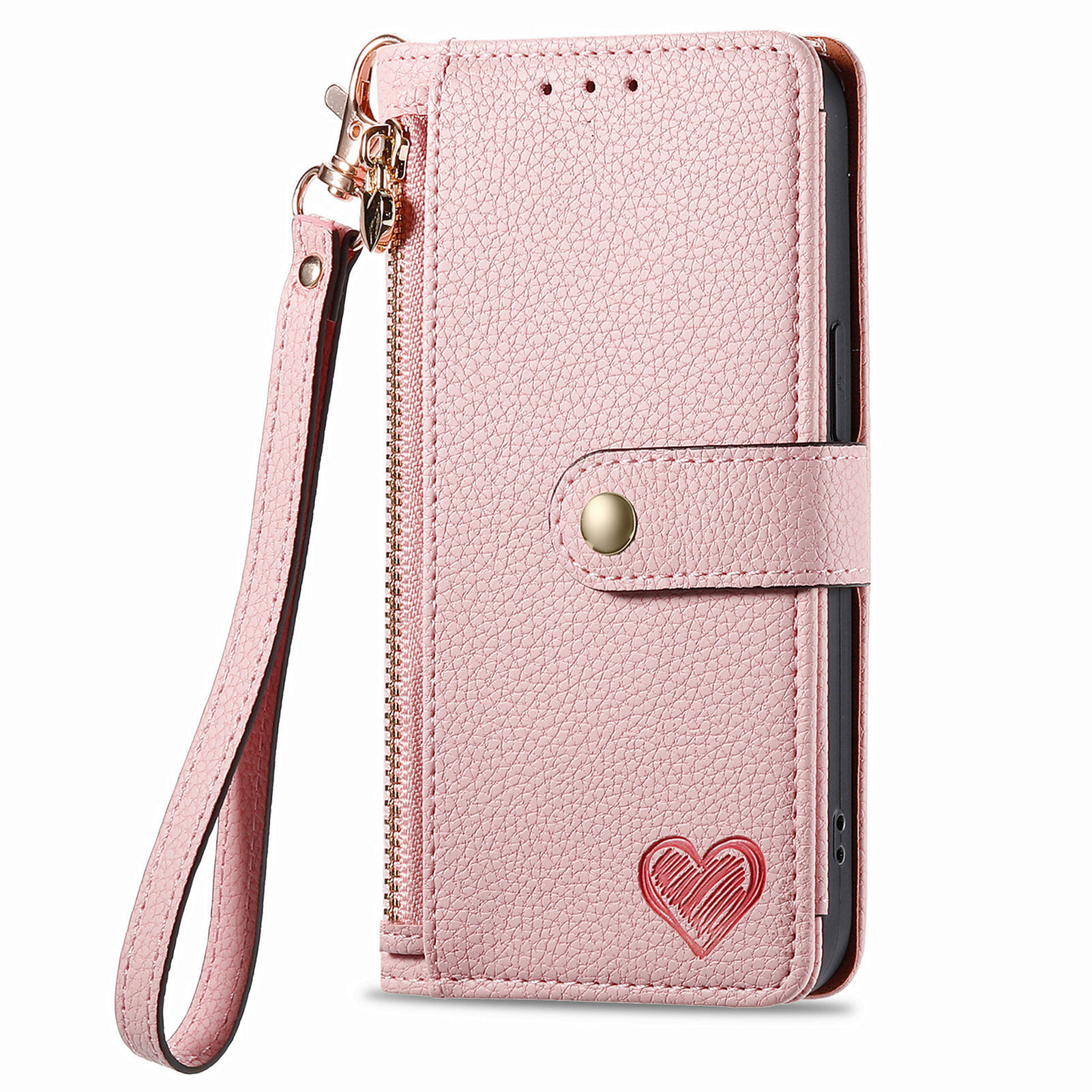 Modern Style Solid Color Pu Leather  Phone Cases display picture 3