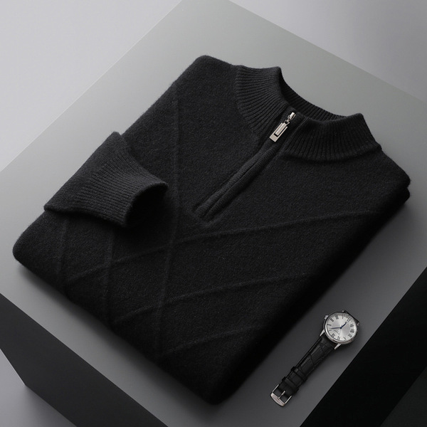 Demi-season woolen sweater