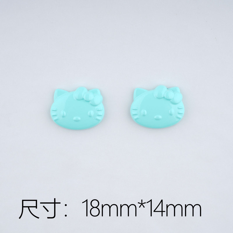 热销卡通可爱动漫KT猫合集diy合金贴片发卡头饰手机壳洞洞鞋配件|undefined