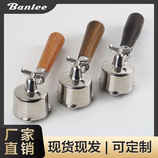 Dongling three-ear bottom coffee machine handle 51mm coffee shop simple stainless steel handle accessories factory wholesale