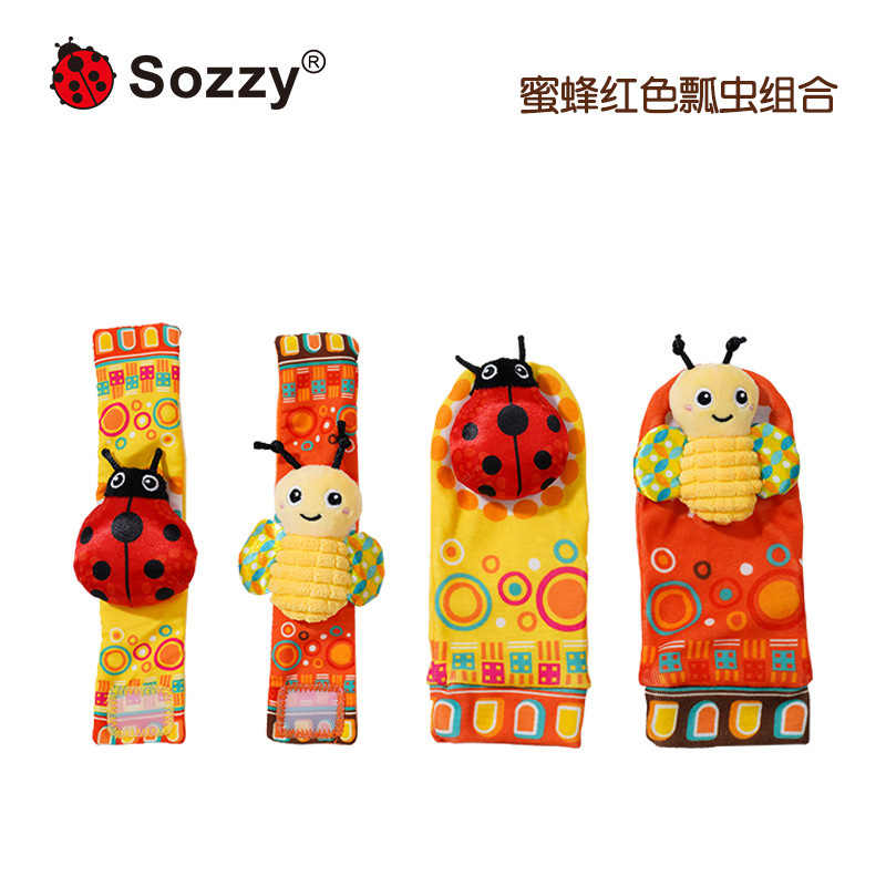 Abeja escarabajo rojo muñeca calcetines traje