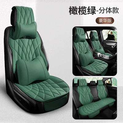 Cushion | Seat cushion, seat cover - five-seat-deluxe-edition-olive-green-split-head