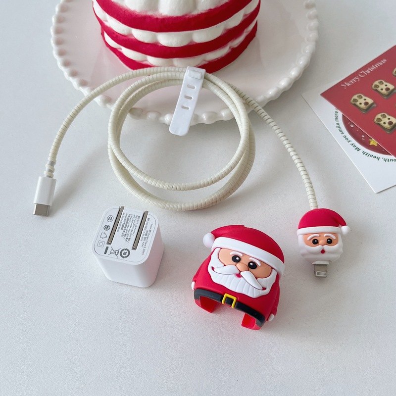 Apple Anker 35W 充電ヘッド保護カバー バイトワイヤー ロープ クリスマスに適したクロスボーダー人気のクリスマスシリーズ|undefined
