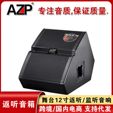 AZP TX1122FM专业舞台酒吧返听音响套装演出婚庆娱乐12寸监听音箱