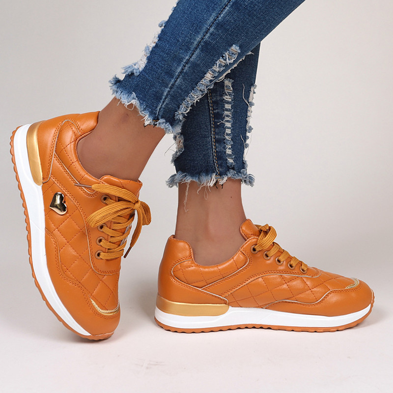 Women's Casual Shoes Breathable Colour Blocking Trainers_voghion.com