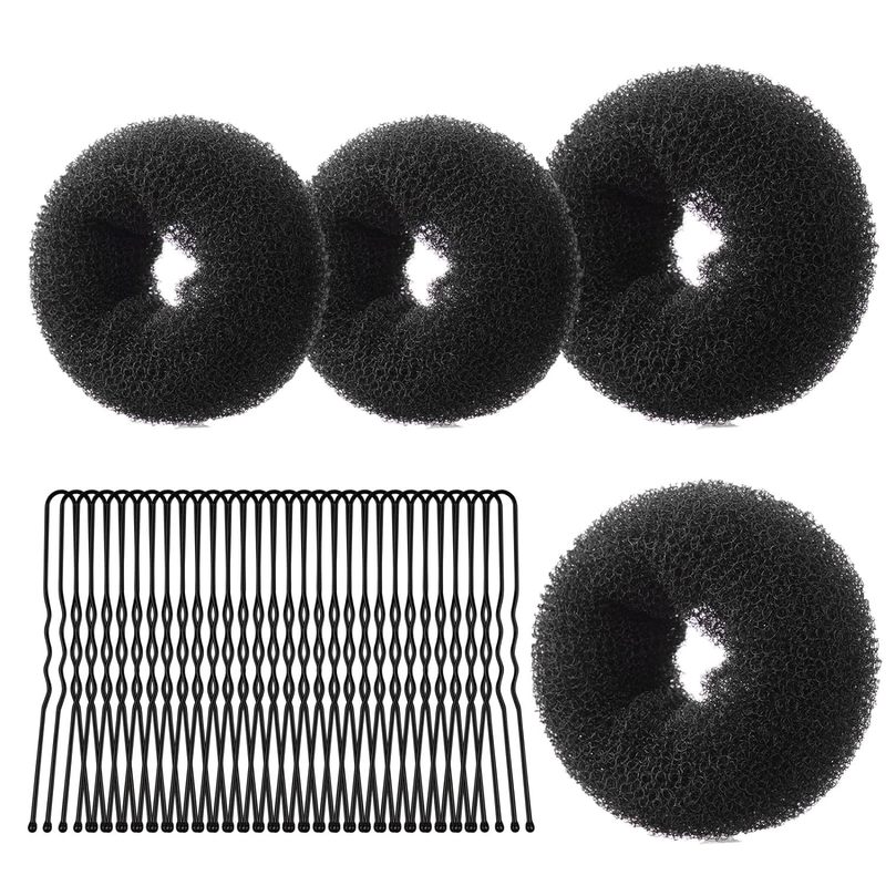 ヘア用品のヘアアイロンセットの髪の針の団子の頭のつぼみの髪の形の理髪道具|undefined