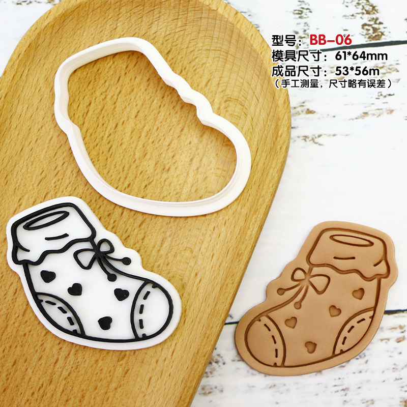 BABY Girl Cookie Mold Party Baking DIY Flip Mold Customized 3D Stereo Presionar Cookie Frosted Mold